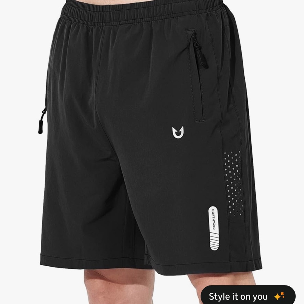 NORTHYARD Men's Athletic Running Shorts